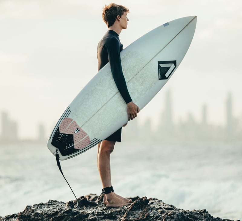 Surfer on a rock | Point Break